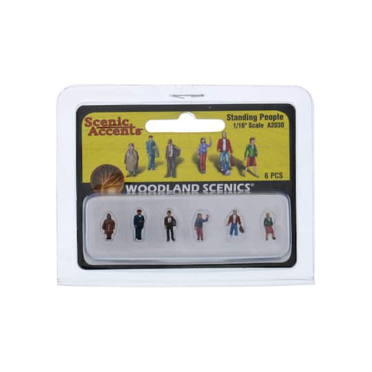 Woodland Scenics&#xAE; 1/16&#x22; Standing People Scale Figures